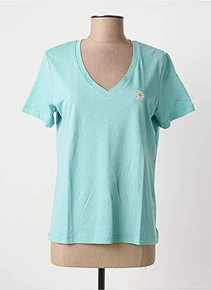 T-shirt bleu ICHI femme