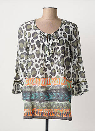 Tunique manches longues vert BARBARA LEBEK femme