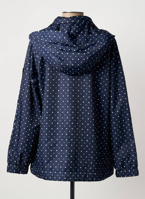 Coupe-vent poches a capuche bleu AZAY femme
