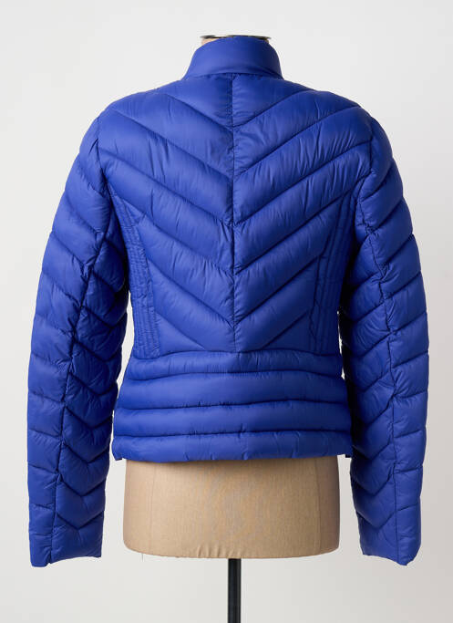 Doudoune poches sans capuche bleu MORGAN femme