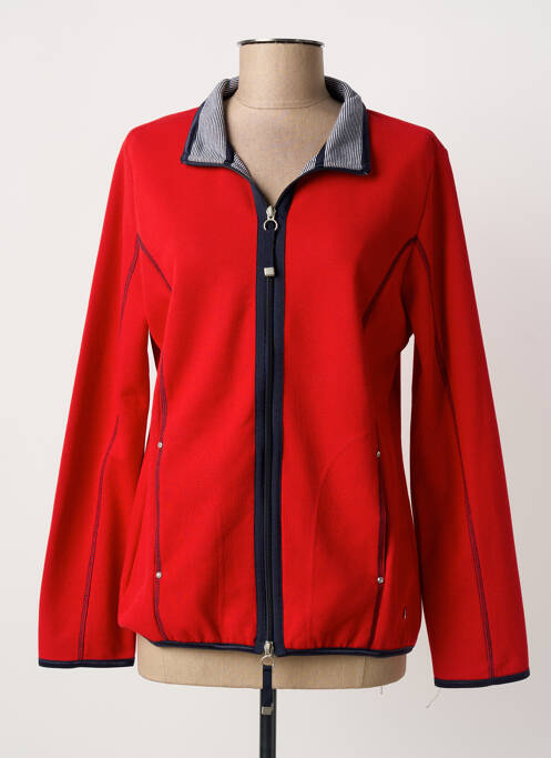Veste casual poches rouge JOY OF LIFE femme