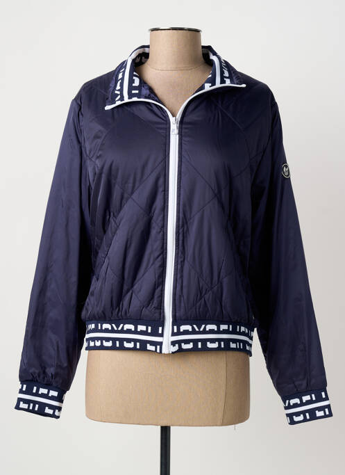 Doudoune poches sans capuche bleu JOY OF LIFE femme