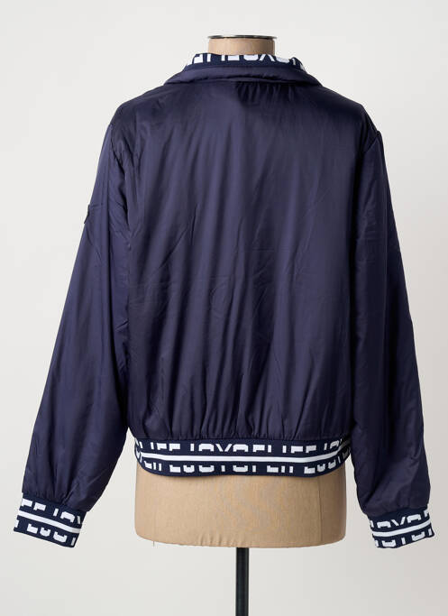 Doudoune poches sans capuche bleu JOY OF LIFE femme