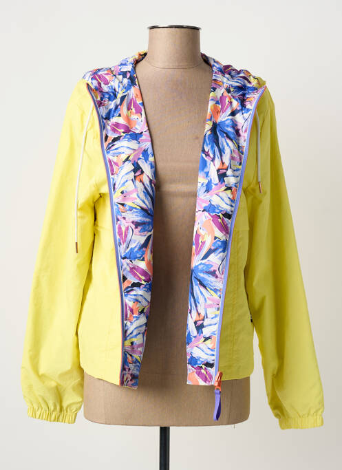 Coupe-vent réversible a capuche jaune J&JOY femme