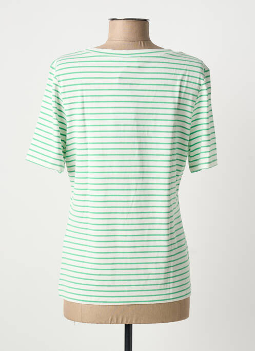T-shirt manches mi-longues manches courtes vert BARBARA LEBEK femme