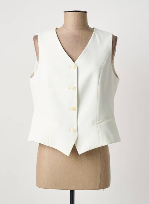 Gilet sans manche poches blanc BARILOCHE femme