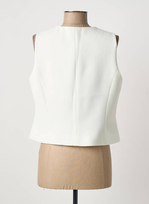 Gilet sans manche poches blanc BARILOCHE femme