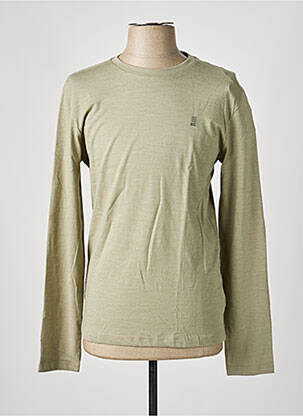T-shirt coupe cintrée manches longues vert NO EXCESS homme