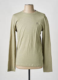 T-shirt coupe cintrée manches longues vert NO EXCESS homme