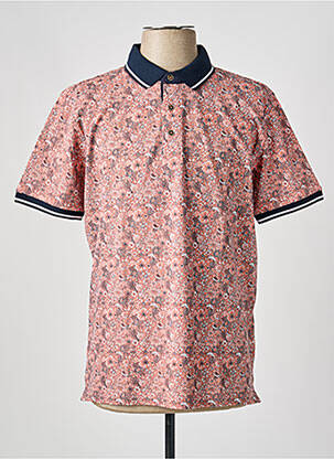 Polo stretch manches courtes orange COFOX homme