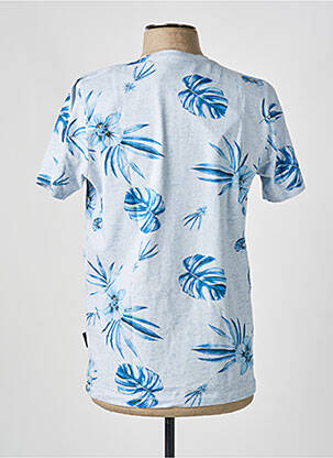 T-shirt coupe cintrée manches courtes bleu J&JOY homme