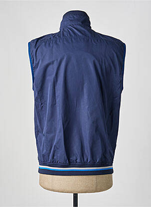 Veste casual col col montant bleu SEA BARRIER homme