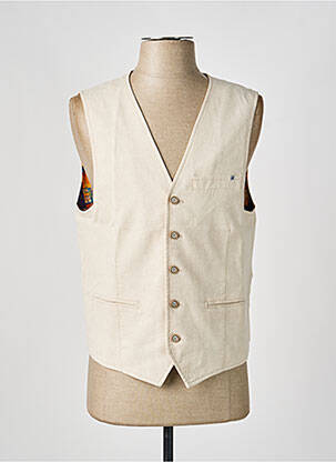 Gilet sans manche coupe cintrée beige EMYLE homme