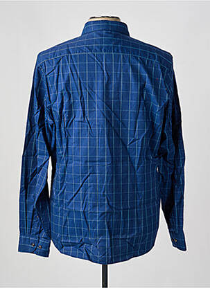 Chemise manches longues coupe droite bleu OLYMP homme