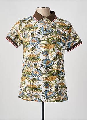 Polo coupe cintrée manches courtes blanc J&JOY homme