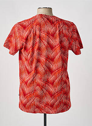 T-shirt coupe droite manches courtes rouge J&JOY homme