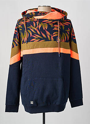 Sweat-shirt à capuche bleu J&JOY homme