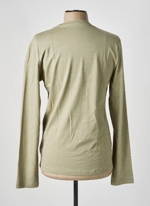T-shirt coupe cintrée manches longues vert NO EXCESS homme