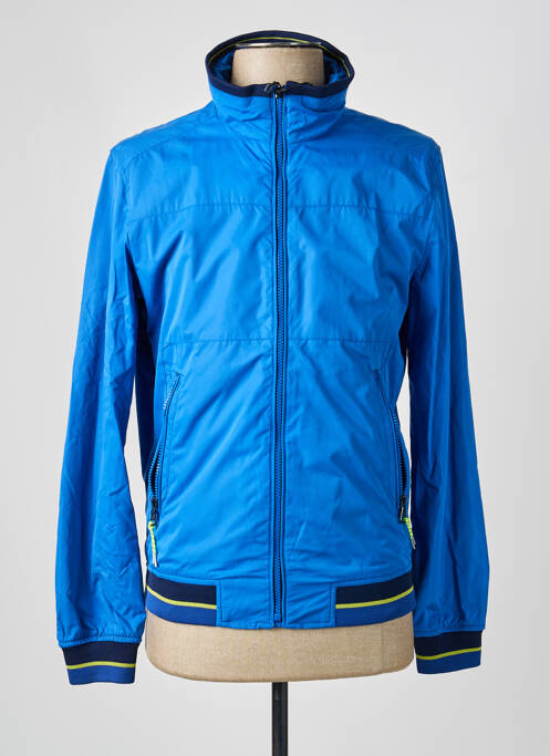 Veste casual manches longues bleu SEA BARRIER homme