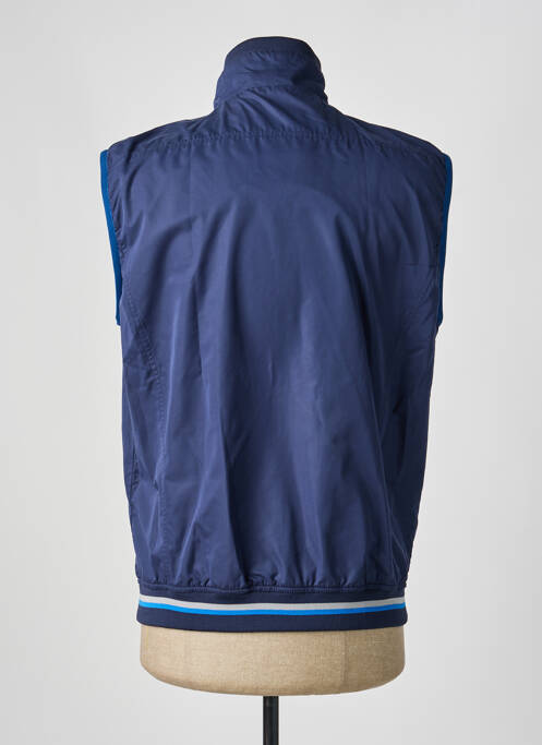 Veste casual col col montant bleu SEA BARRIER homme