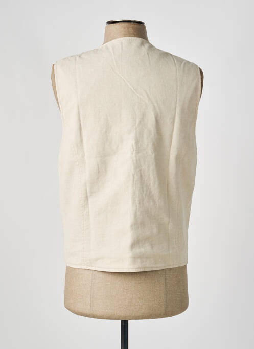 Gilet sans manche coupe cintrée beige EMYLE homme