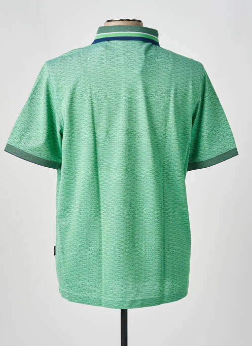 Polo coupe droite manches courtes vert HAJO homme