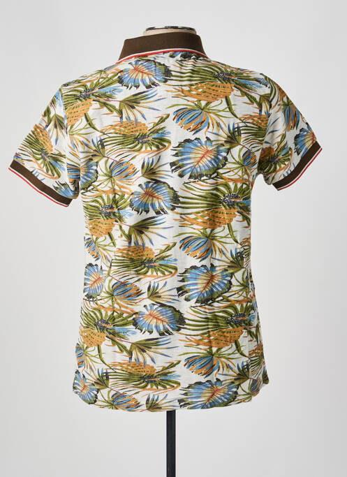 Polo coupe cintrée manches courtes blanc J&JOY homme