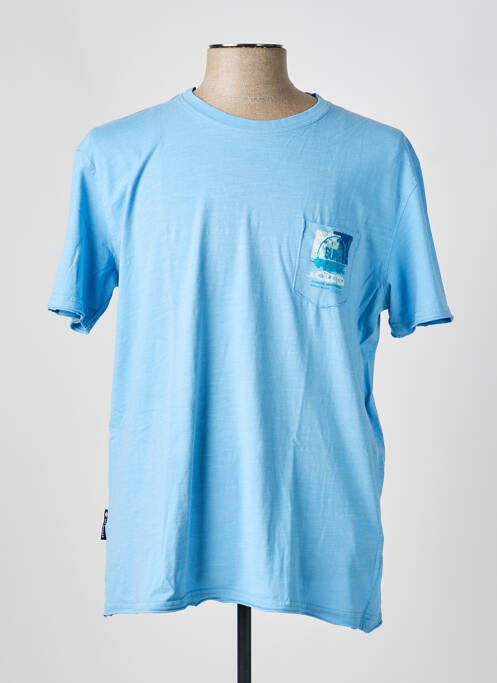 T-shirt coupe droite manches courtes bleu SEA BARRIER homme
