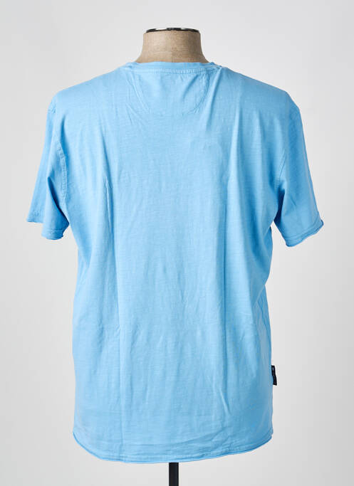 T-shirt coupe droite manches courtes bleu SEA BARRIER homme