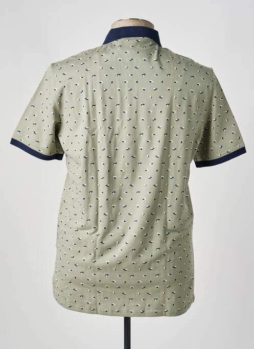 Polo stretch manches courtes vert NO EXCESS homme