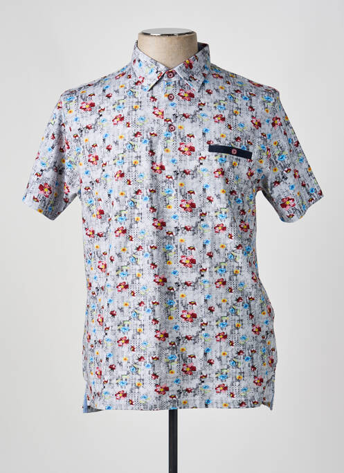 Polo stretch manches courtes gris EMYLE homme
