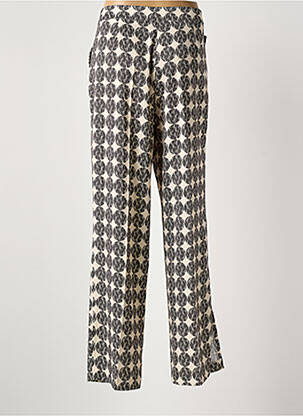 Pantalon droit taille élastique noir LCDN femme