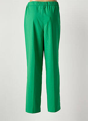 Pantalon droit taille élastique vert JULIE GUERLANDE femme