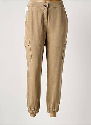 Pantalon cargo poches beige LCDN femme