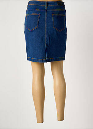 Jupe courte poches bleu VIRTUE femme