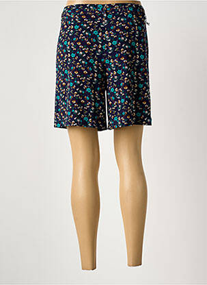 Short fermeture zippée sous rabat avec crochet bleu LCDN femme