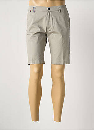 Bermuda coupe droite gris SEA BARRIER homme