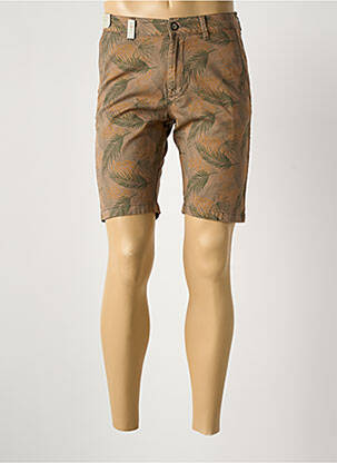 Bermuda coupe droite marron SEA BARRIER homme