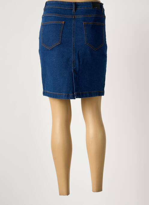 Jupe courte poches bleu VIRTUE femme
