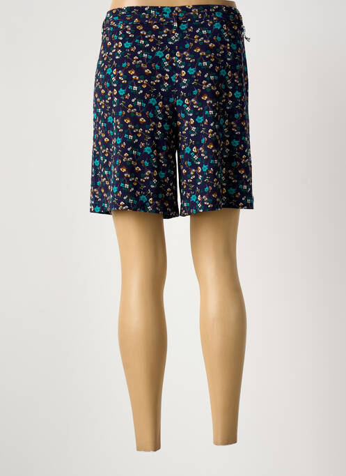 Short fermeture zippée sous rabat avec crochet bleu LCDN femme