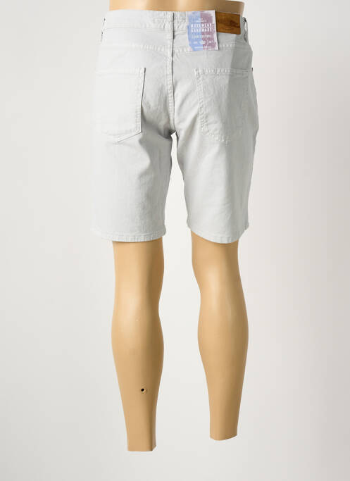 Bermuda coupe droite gris LCDN homme
