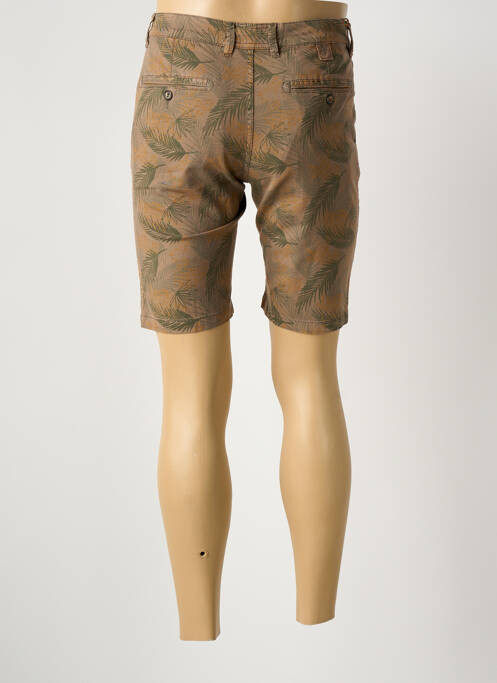 Bermuda coupe droite marron SEA BARRIER homme