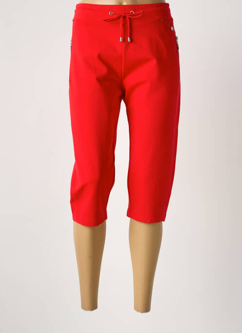 Pantacourt rouge HAJO femme