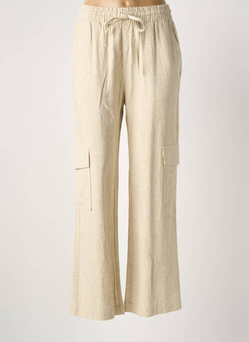 Pantalon droit beige ICHI femme