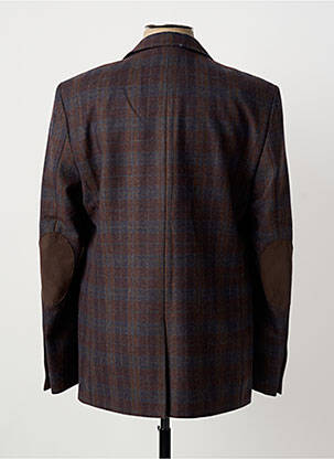 Blazer finition intérieure doublée marron LUIGI MORINI homme