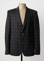 Blazer finition intérieure doublée gris LUIGI MORINI homme