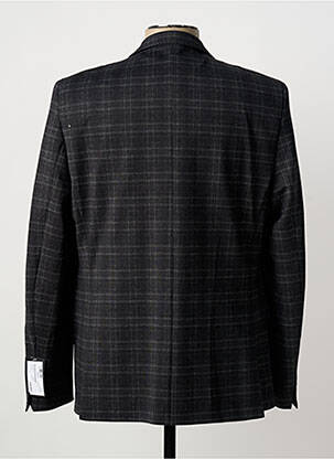Blazer finition intérieure doublée gris LUIGI MORINI homme