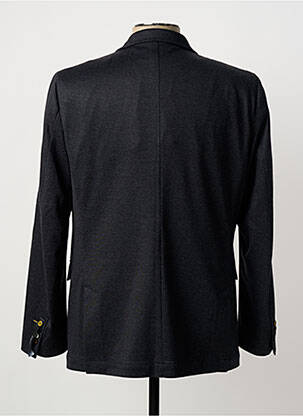 Blazer finition intérieure doublée noir LUIGI MORINI homme