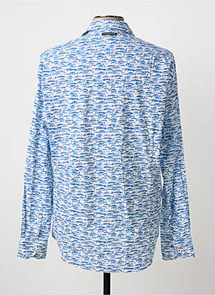 Chemise manches longues imprimé fantaisie bleu A FISH NAMED FRED homme