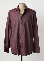Chemise manches longues coupe droite violet BEN GREEN homme